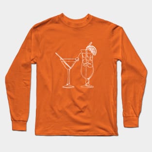 Summer cocktail, beach resort Long Sleeve T-Shirt